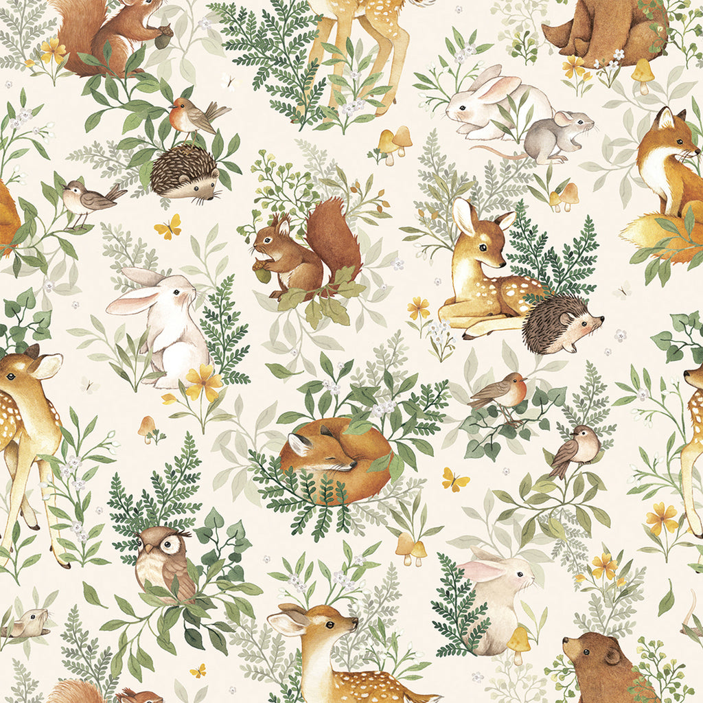 Forest Animals Wallpaper by Lilipinso, available at Bobby Rabbit. Free UK Delivery over £75