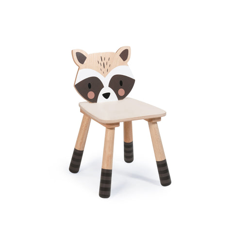 Forest Raccoon Chair by Tender Leaf Toys, available at Bobby Rabbit. Free UK Delivery over £75