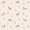 Gazelles Wallpaper by Lilipinso, available at Bobby Rabbit.