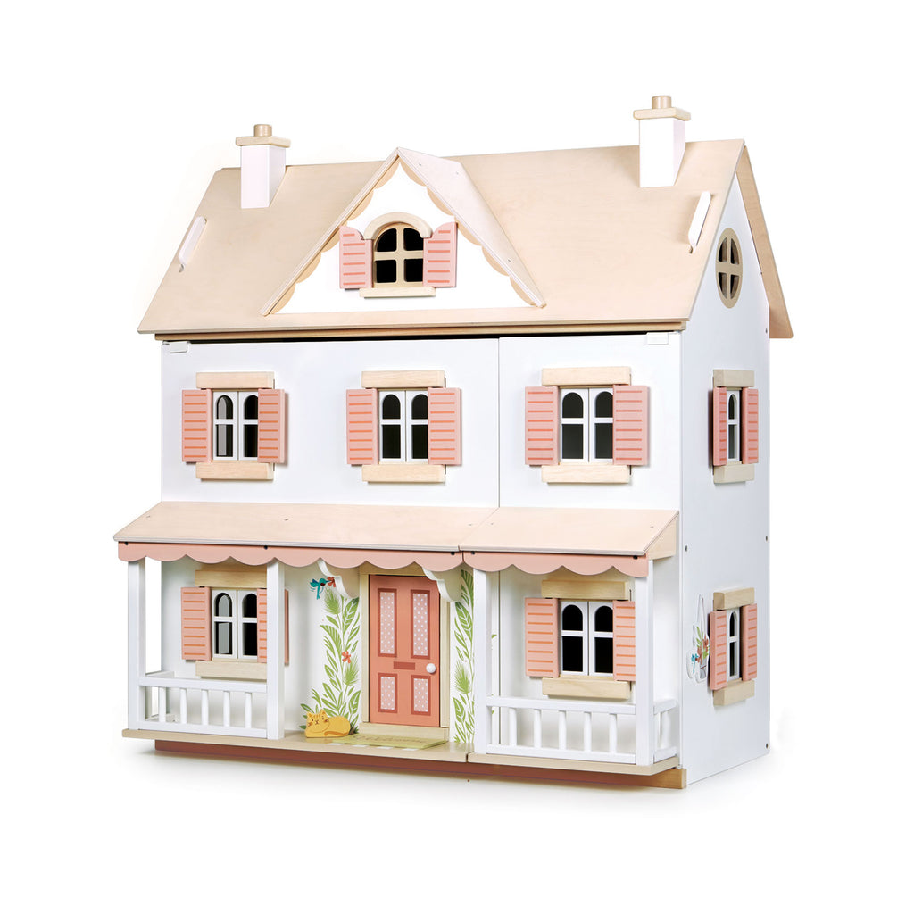 Hummingbird House Dolls House by Tenderleaf Toys, available at Bobby Rabbit. Free UK Delivery over £75