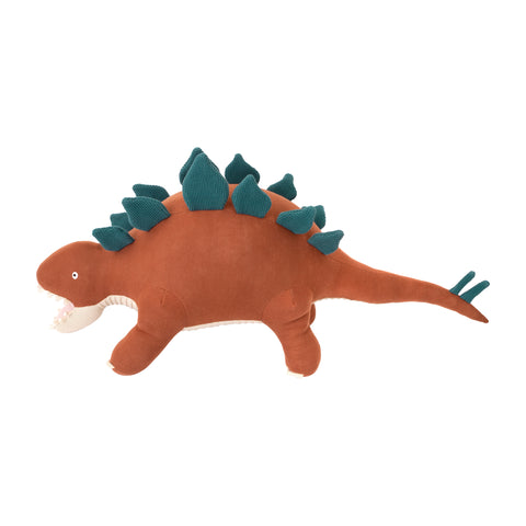 Large Stegosaurus Toy Cushion by Meri Meri, available at Bobby Rabbit. Free UK delivery over £75