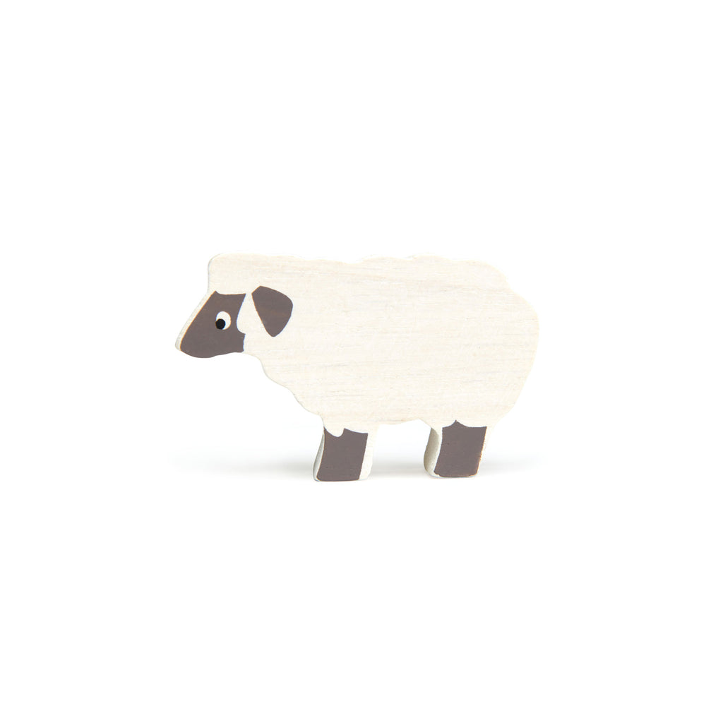 Little Wooden Sheep Toy, designed by Tender Leaf Toys and available at Bobby Rabbit. Free UK Delivery over £75