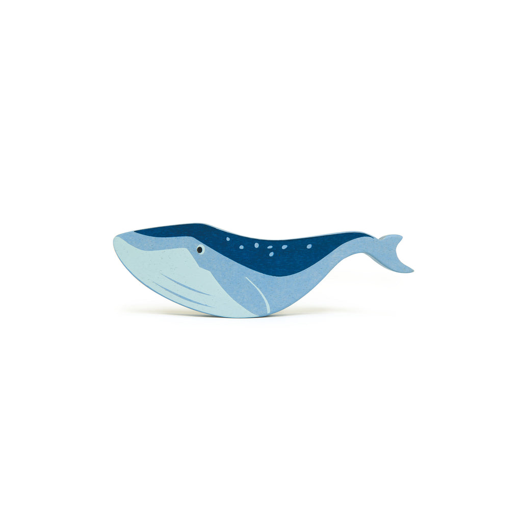 Little Wooden Whale Toy, designed by Tender Leaf Toys and available at Bobby Rabbit. Free UK Delivery over £75