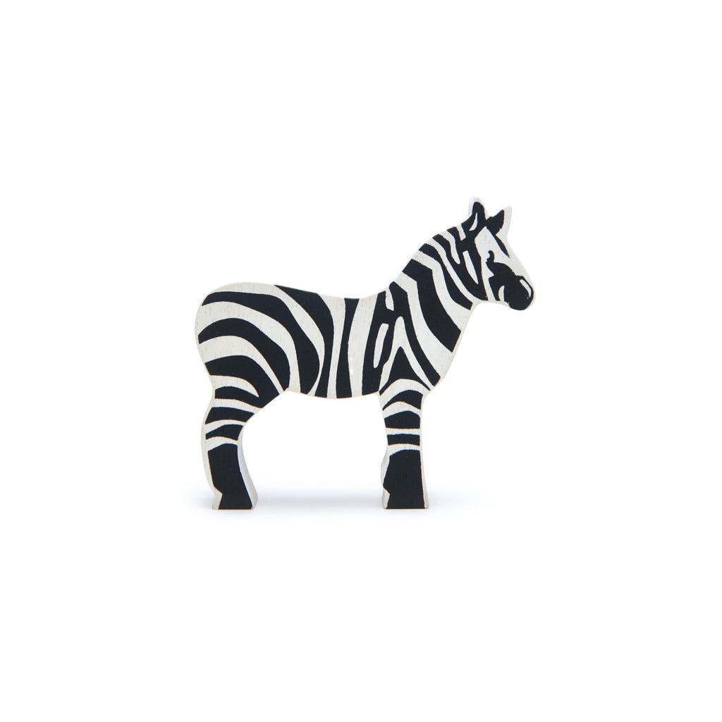 Little Wooden Zebra Toy, designed by Tender Leaf Toys and available at Bobby Rabbit. Free UK Delivery over £75