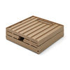 Liewood Elijah Square Storage Box with Lid - Oat, available at Bobby Rabbit. Free UK Delivery over £75