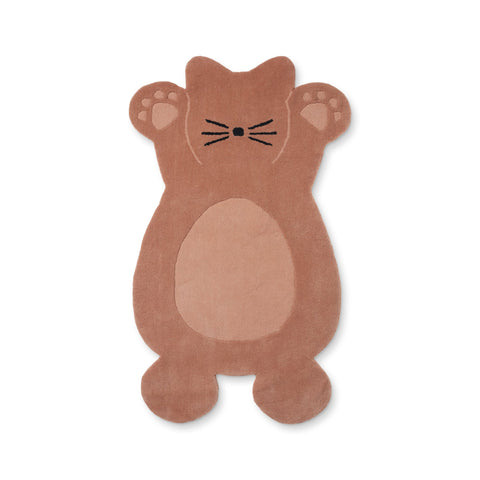 Jena Cat Rug by Liewood, available at Bobby Rabbit. Free UK Delivery over £75