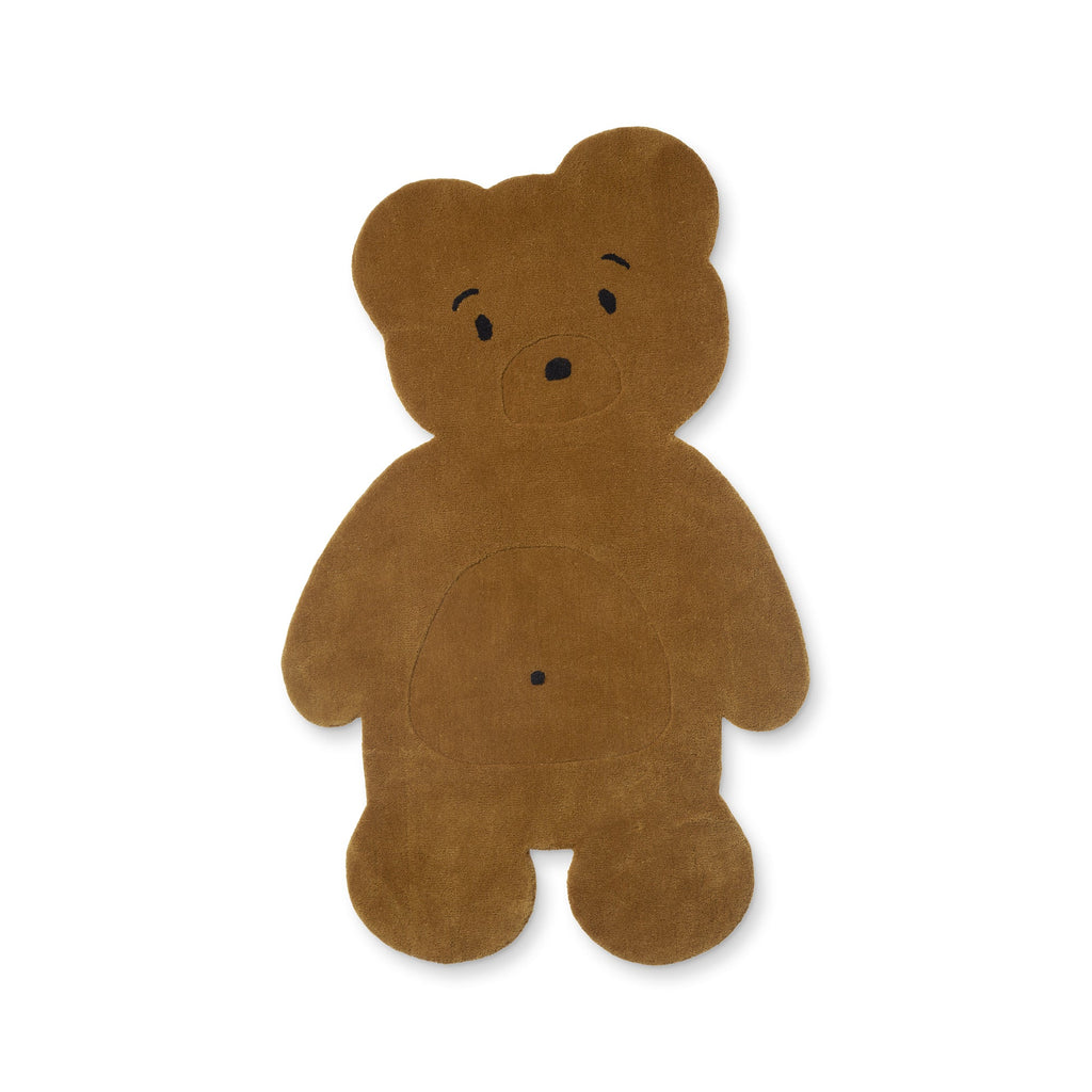Jena Mr Bear Rug by Liewood, available at Bobby Rabbit. Free UK Delivery over £75