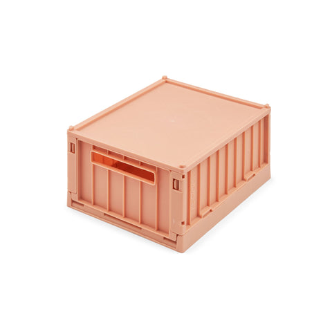 Liewood Weston Set of 2 Small Storage Crates with Lid - Tuscany Rose, available at Bobby Rabbit. Free UK Delivery over £75