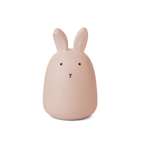 Winston Rabbit Night Light in Dark Rose by Liewood, perfect as a bedside light or night light. Available at Bobby Rabbit. Free UK Delivery over £75