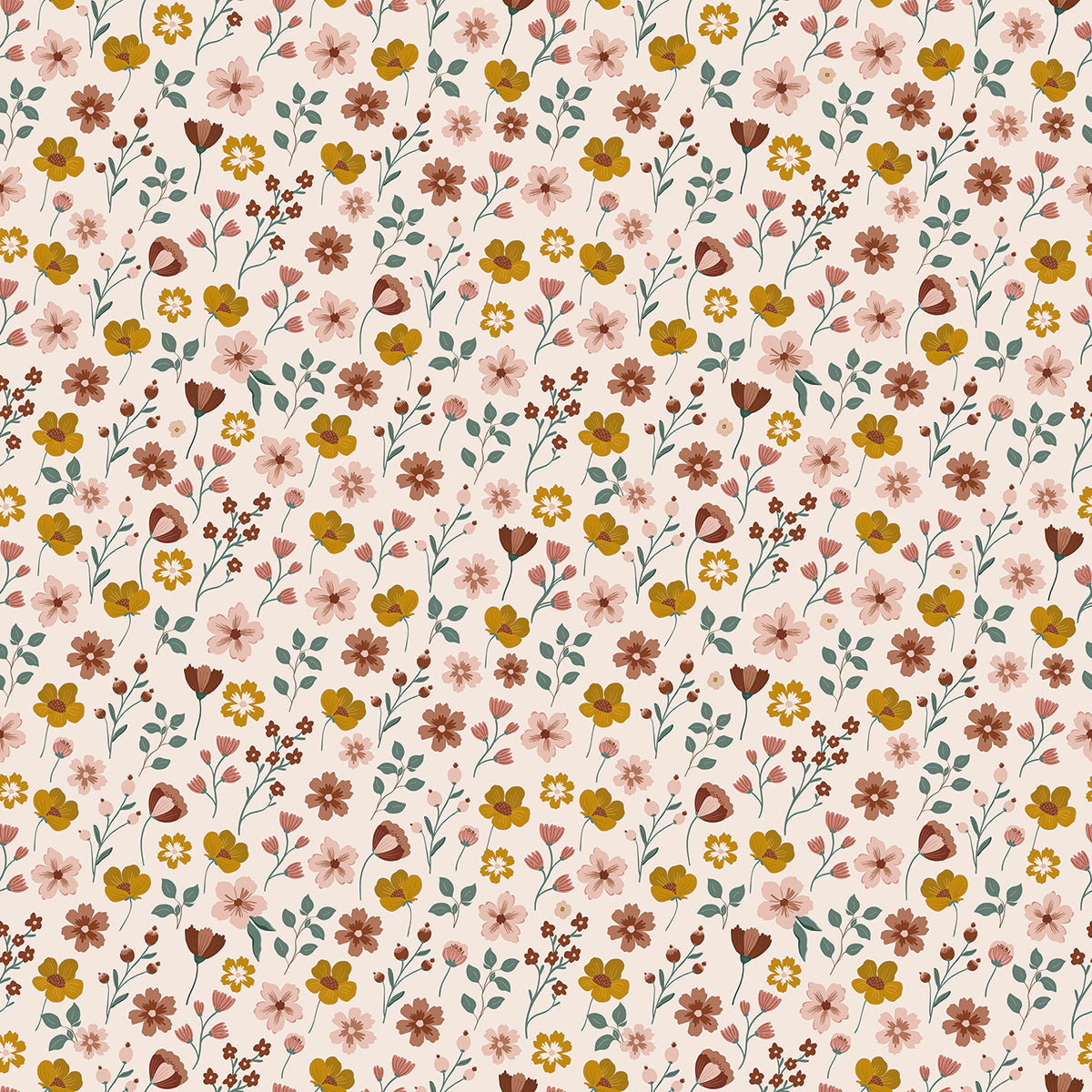 Free Vector  Ditsy floral print background  Vintage floral backgrounds  Floral background Floral pattern wallpaper