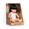 Miniland Toddler Girl Doll 38cm - Asian, available at Bobby Rabbit. Free UK Delivery over £75