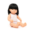 Miniland Toddler Girl Doll 38cm - Asian, available at Bobby Rabbit. Free UK Delivery over £75