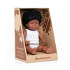 Miniland Toddler Boy Doll 38cm - Black, available at Bobby Rabbit. Free UK Delivery over £75