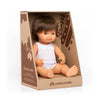 Miniland Toddler Doll 38cm - Caucasian Brown Hair (Pre-Order) by Doll from Miniland available at Bobby Rabbit