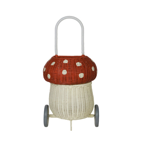 Mushroom Luggy Basket by Olli Ella, available at Bobby Rabbit. Free UK Delivery over £75