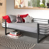 'Oscar' black Single Bed by Vipack, available at Bobby Rabbit. Free UK Delivery over £75