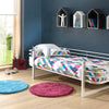 'Oscar' white Single Bed by Vipack, available at Bobby Rabbit. Free UK Delivery over £75