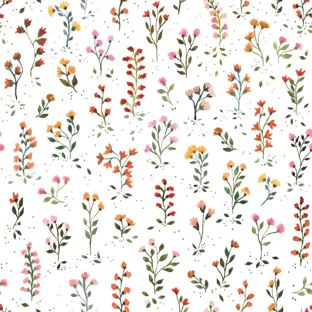 Pretty Flowers Wallpaper by Lilipinso, available at Bobby Rabbit. Free UK Delivery over £75