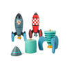 Rocket Construction Set by Tender Leaf Toys, available at Bobby Rabbit. Free UK Delivery over £75