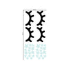 Black and Blue Sleepy Eyes Wall Sticker Set by Pom, available at Bobby Rabbit. Free UK Delivery over £75