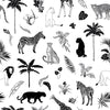 Safari Animals Wallpaper by Lilipinso, available at Bobby Rabbit. Free UK Delivery over £75