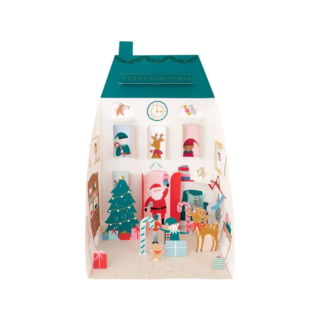 Santa's Pop Up House Advent Calendar by Meri Meri, available at Bobby Rabbit.