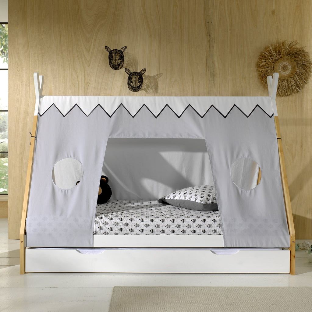 Tipi Bed on Legs Single Size DS Children's Bed Vipack Bobby