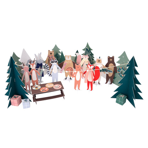 Woodland Paper Play Advent Calendar by Meri Meri, available at Bobby Rabbit.