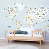 World Map Wall Mural by Lilipinso, available at Bobby Rabbit. Free UK Delivery over £75