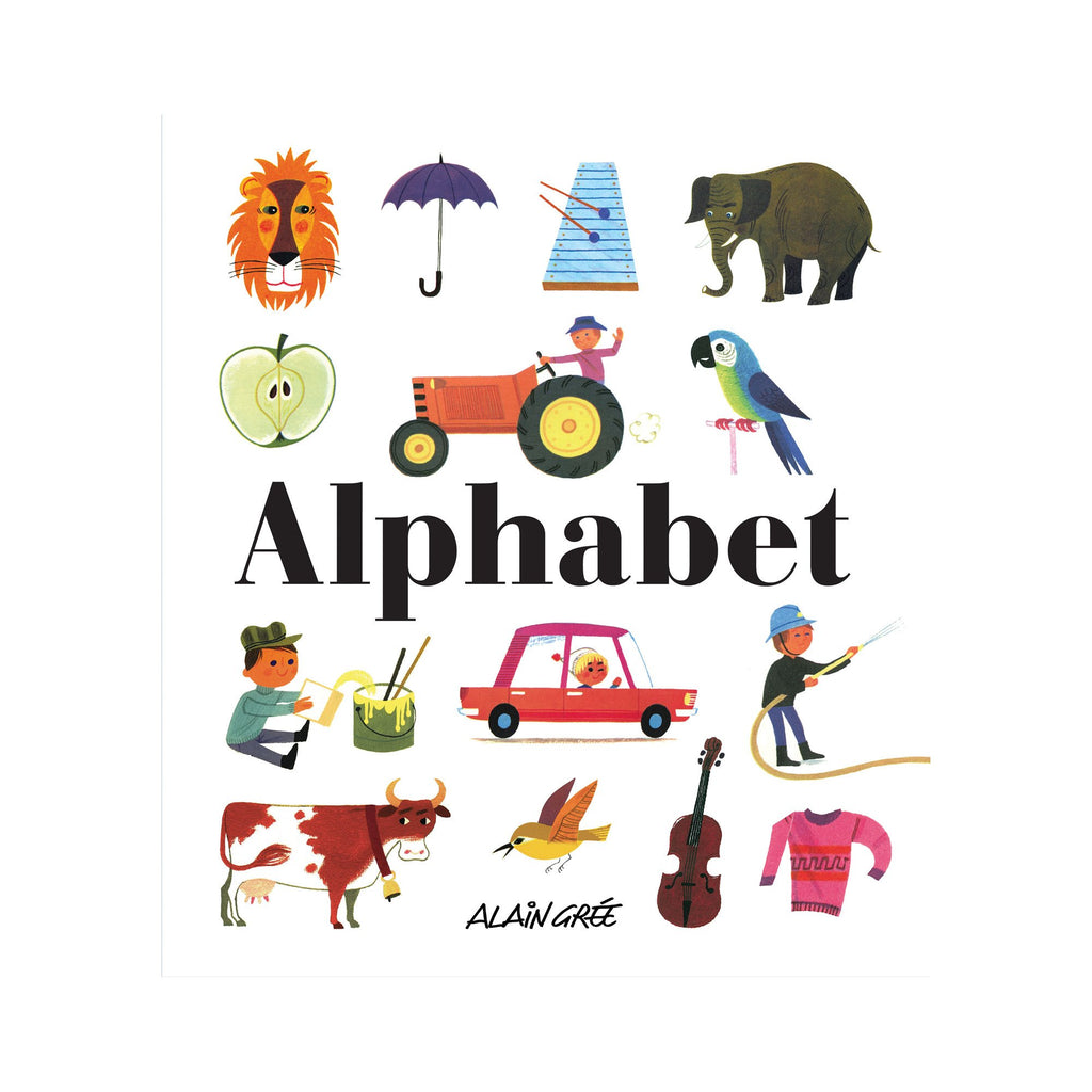 €˜Alphabet€™ book by Alain Gree, available at Bobby Rabbit.
