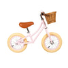 Banwood 'First Go!' Balance Bike in light pink, available at Bobby Rabbit.