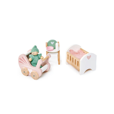 Dovetail House Dolls House Nursery by Tenderleaf Toys, available at Bobby Rabbit.