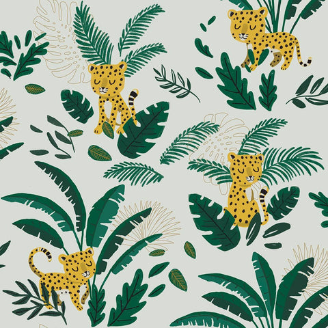 Jungle Wallpaper by Lilipinso, available at Bobby Rabbit.