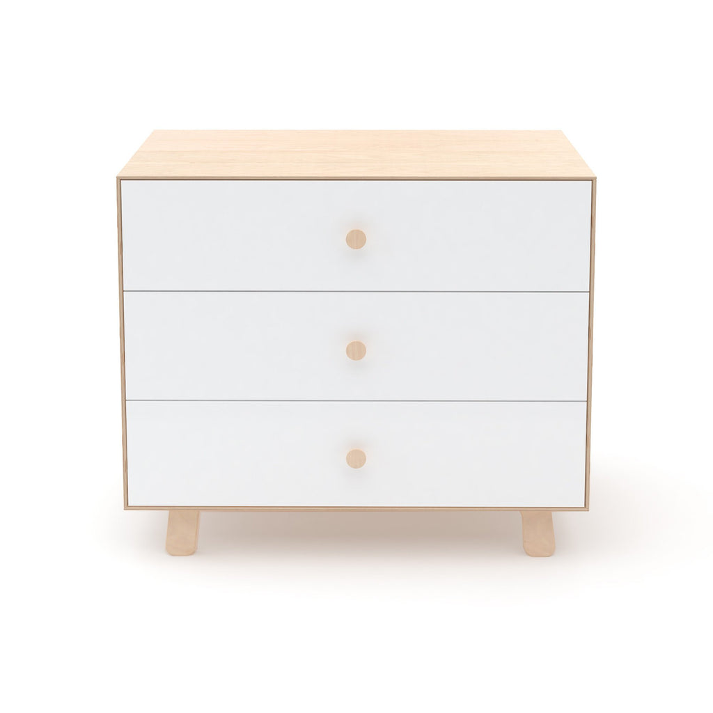 Merlin 3 Drawer Sparrow Dresser Birch in our DS - Children's Chest Of Drawers collection, by Oeuf Nyc available at Bobby Rabbit
