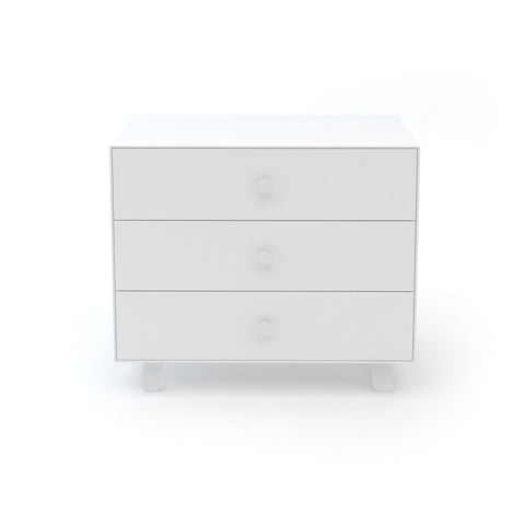 Oeuf Merlin 3 Drawer Sparrow Dresser in White, available at Bobby Rabbit.