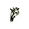 Mini Zebra Head to hang on the wall, made by Fiona Walker England and available at Bobby Rabbit.