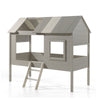 'My Den' Grey/Beige Cabin Bed in Single Size by Vipack, available at Bobby Rabbit.