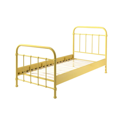 'New York' Yellow Metal Single Bed by Vipack, available at Bobby Rabbit.