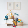 Bedside Table, Toys and Accessories, styled by Bobby Rabbit.