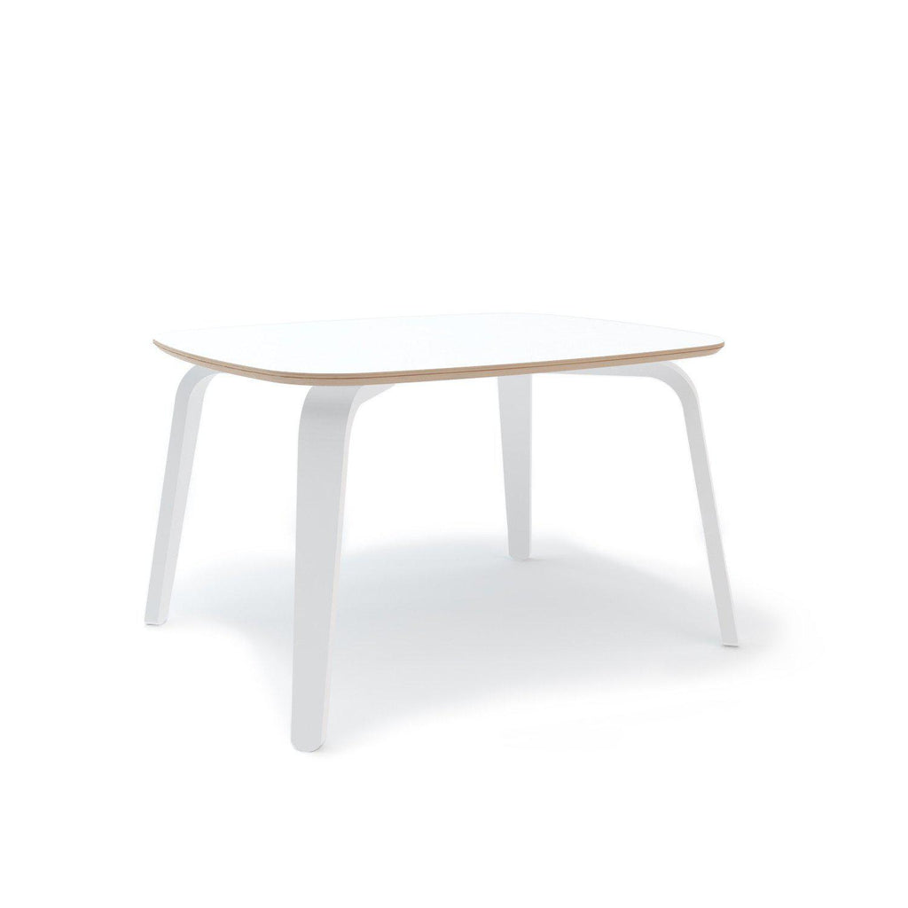 White and birch children's play table by Oeuf NYC, available at Bobby Rabbit.