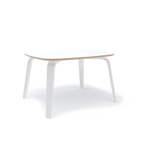 White and birch children's play table by Oeuf NYC, available at Bobby Rabbit.