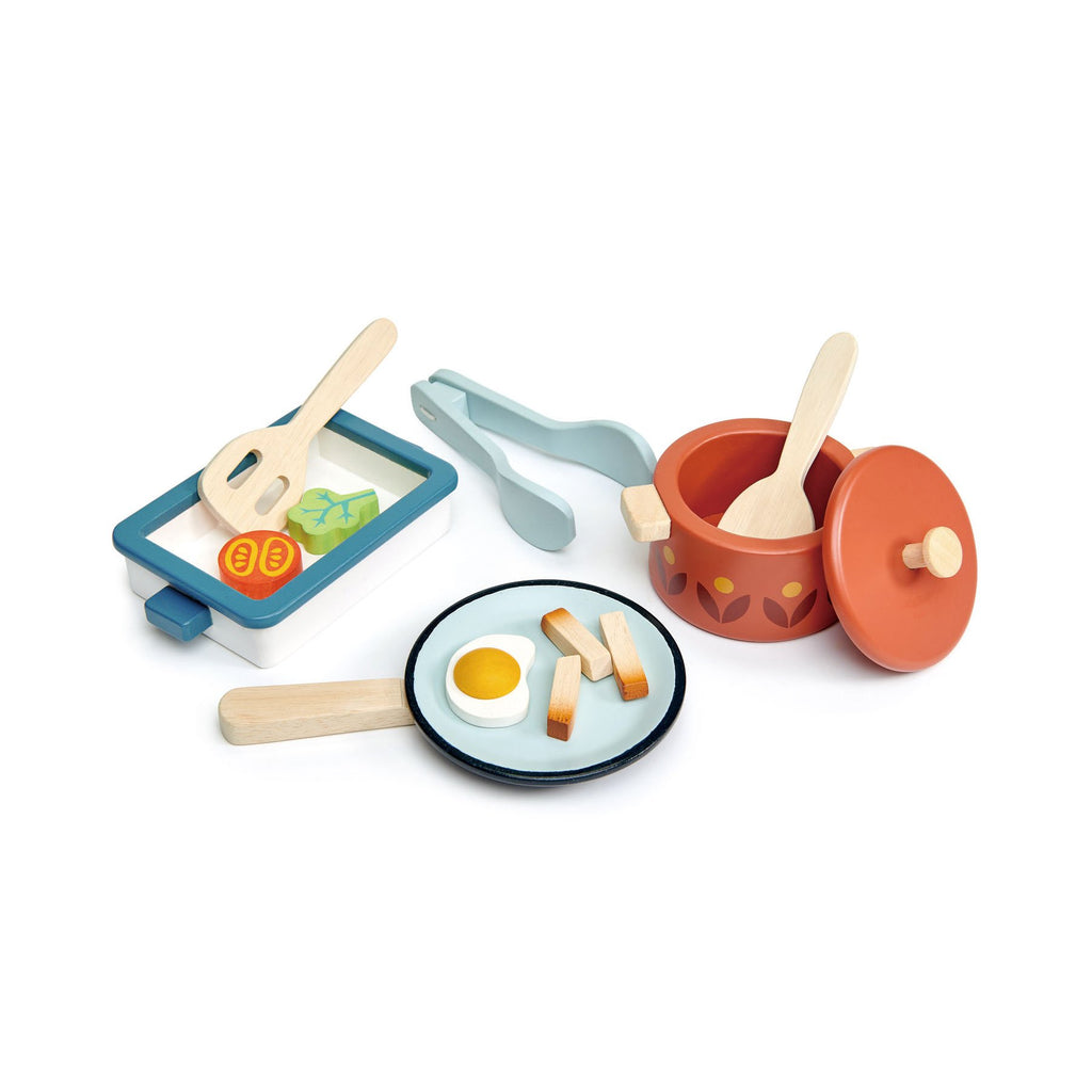 Pots and Pans in our Wooden Toy collection, by Tender Leaf Toys available at Bobby Rabbit