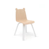 White and birch children's bear chairs by Oeuf NYC, also available as a rabbit version at Bobby Rabbit.