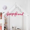 Sleepyhead Sign, styled by Bobby Rabbit.