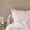  Starry Sky Bed Linen Set - Pale Rose by Hibou Home, available at Bobby Rabbit.
