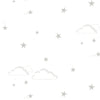  Starry Sky Wallpaper Silver/White by Hibou Home, available at Bobby Rabbit.