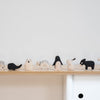 Wooden €˜Pole-Pole€™ Animals by T-Lab, styled by Bobby Rabbit.