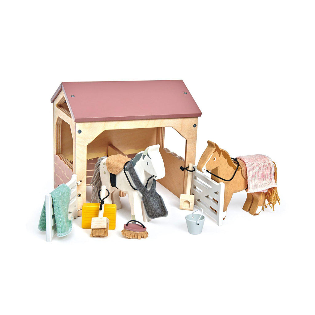 The Stables in our Wooden Toy collection, by Tender Leaf Toys available at Bobby Rabbit