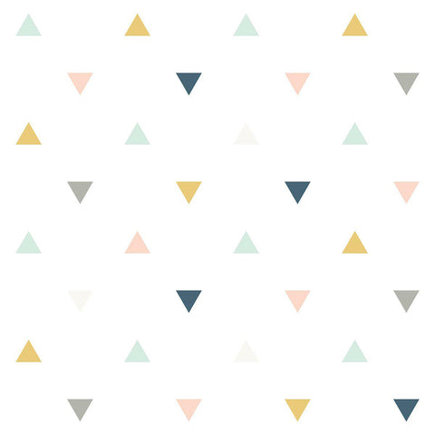 Triangles Wallpaper by Lilipinso, available at Bobby Rabbit.