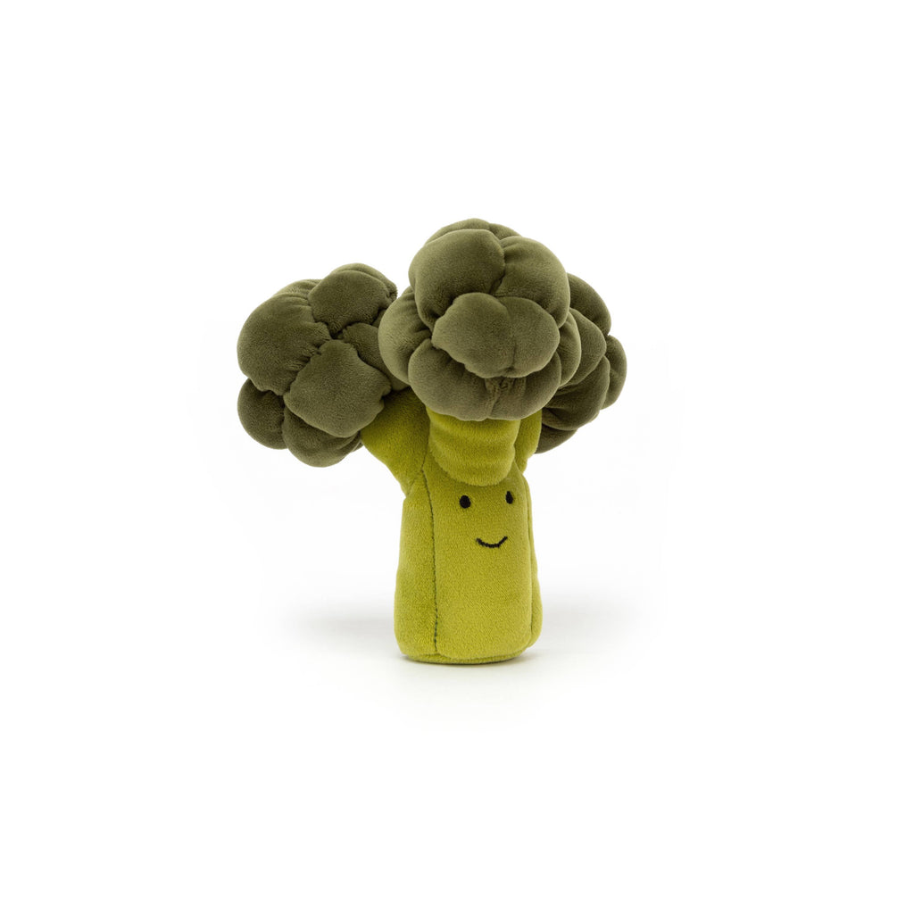 Vivacious Vegetable - Broccoli Soft Toy, designed and made by Jellycat and available at Bobby Rabbit.